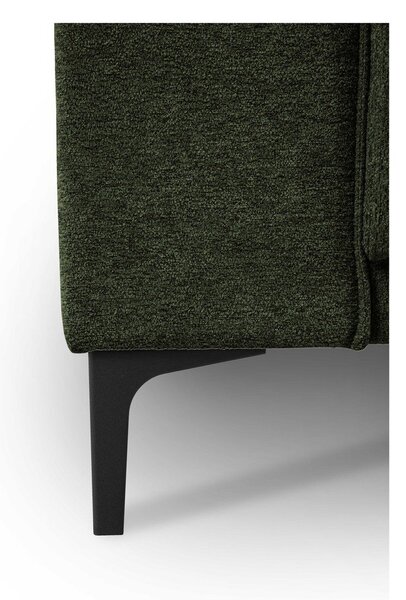 Divano verde con rivestimento in ciniglia 164 cm Copenhagen – Scandic