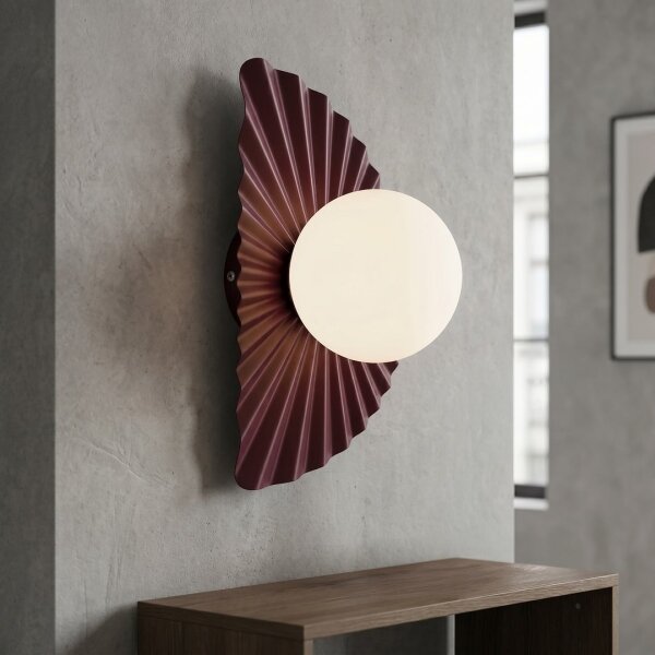 Lampada da parete FLORA 1xG9/8W/230V rossa