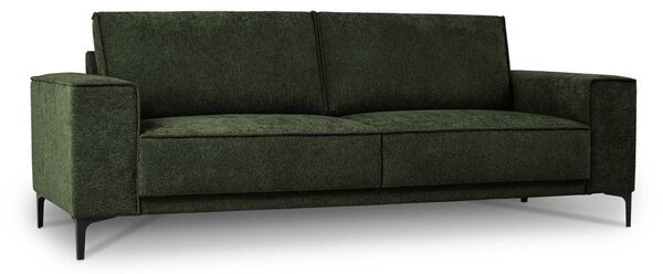 Divano verde con rivestimento in ciniglia 224 cm Copenhagen – Scandic