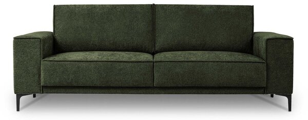 Divano verde con rivestimento in ciniglia 224 cm Copenhagen – Scandic