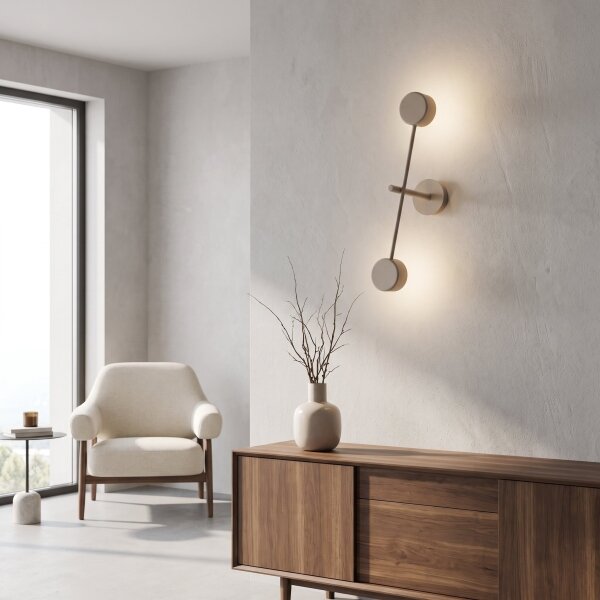 Lampada da parete NATSU 2xGX53/10W/230V beige