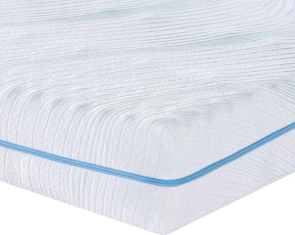 Materasso Bianco 100 x 200 cm Tessuto Jacquard