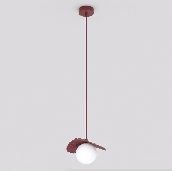 Lampada a sospensione con cavo FLORA 1xG9/8W/230V rossa