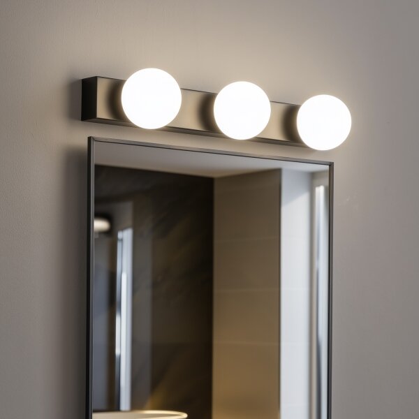 BRILAGI - SET 2x LED applique da parete per bagno HOLLYWOOD 3xLED/3W/230V 39 cm IP44 nera