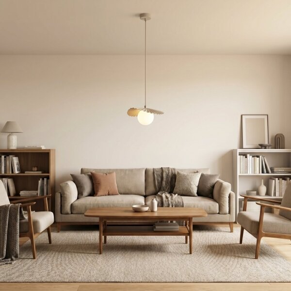 Lampadario a cavo FLORA 1xG9/8W/230V beige