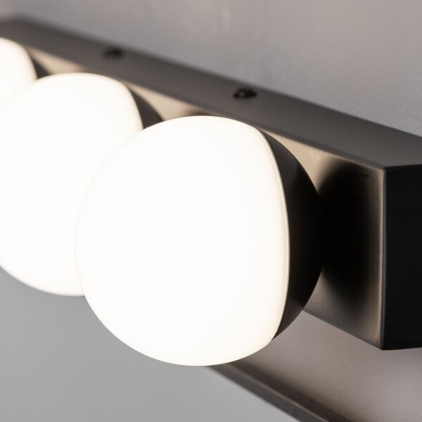BRILAGI - SET 2x LED applique da parete per bagno HOLLYWOOD 3xLED/3W/230V 39 cm IP44 nera