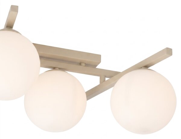 Plafoniera SMART 4xE14/10W/230V beige/bianco