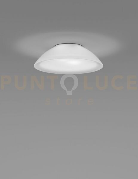 Infinita plafoniera applique 53 bianco satinato e bianco opaco 1 l32gg