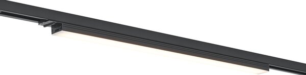 Plafoniera moderna nera per sistema a binario monofase 15W 1180 lm 2700-3800K - Iconic Tsiri