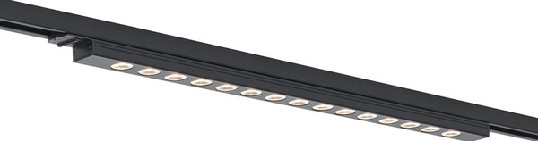 Plafoniera moderna nera per sistema a binario monofase 15W 1170 lm 3000K - Iconic Tsiri