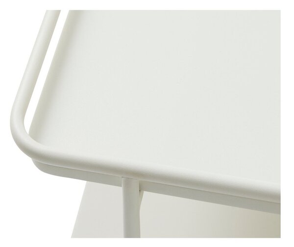 Tavolino da salotto grigio chiaro in metallo 55x110 cm Yuba – Unique Furniture