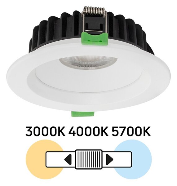 Faro LED da incasso 10W Dimmerabile Foro ø90mm Bianco Variabile CCT Colore Bianco Variabile CCT