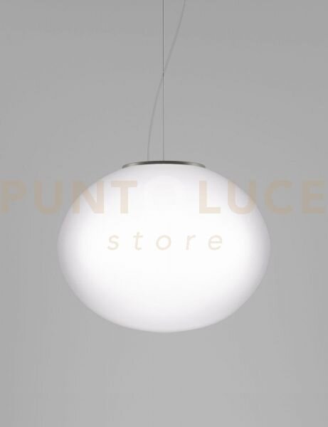 Lucciola sospensione m bianco satinato e nickel satinato e 3 luci a