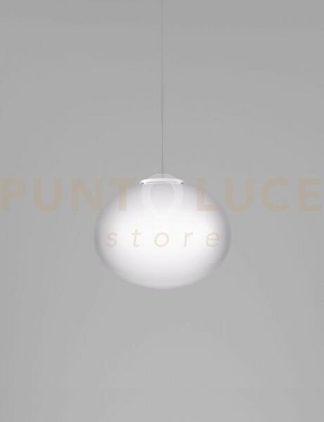 Lucciola sospensione 27 bianco satinato e bianco opaco 1 1 luce at