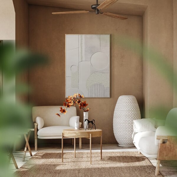 Quadro con elementi dipinti a mano 70x100 cm Lan 3D Illusion – Styler