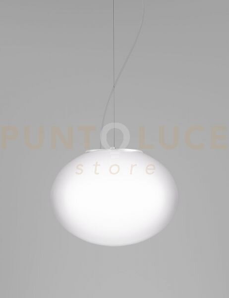 Lucciola sospensione p bianco satinato e bianco opaco 1 luce attacc