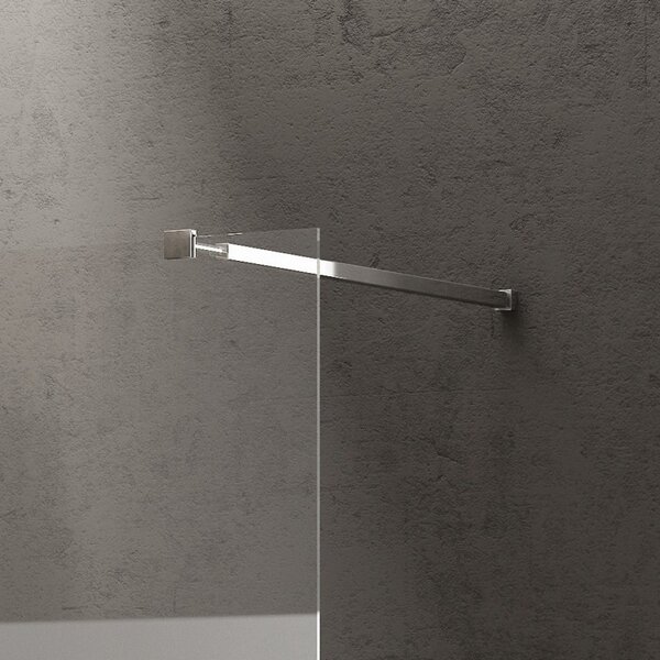 Kamalu doccia walk-in 70cm vetro serigrafato altezza 185cm kw1000s
