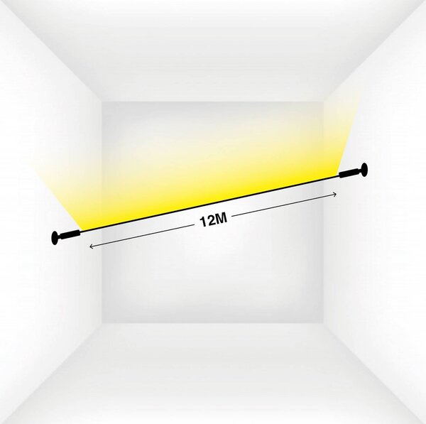 The Light Group Profilo SLC SkyLINE per strisce LED, lunghezza 12 m