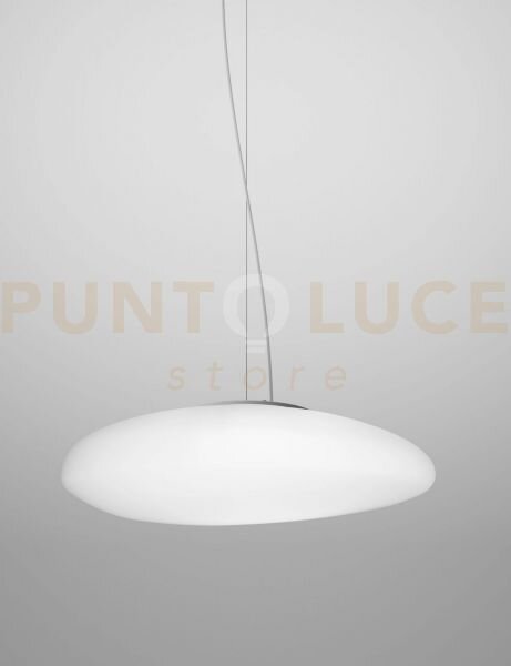 Neochic sospensione r bianco satinato e bianco opaco 1 luce attacco