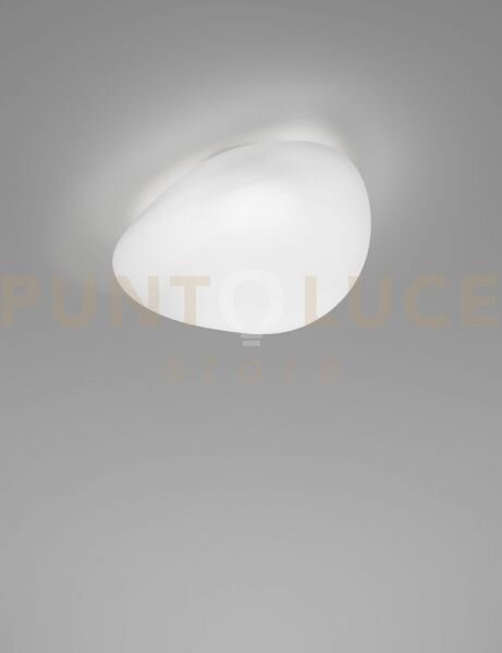 Neochic plafoniera applique p bianco satinato e bianco opaco 1 luce