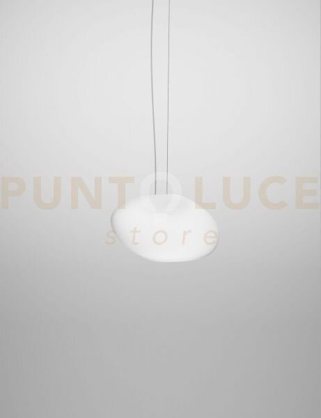 Neochic sospensione p bianco satinato e bianco opaco 1 luce attacco