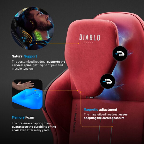 Sedia Gaming Diablo X.One Prime Bloody Mary Normal Size