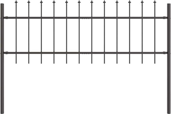 Recinzione per Giardino Woerden Grigio 1,7 x 0,6 m