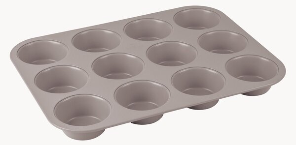 Teglia per muffin con rivestimento antiaderente Taupe Collection