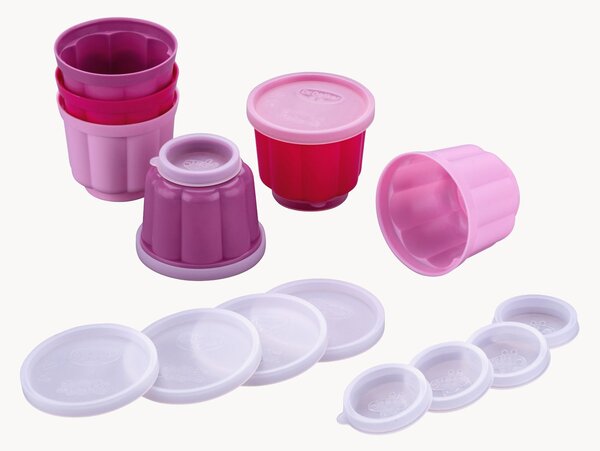 Tazze per budino con coperchi Peppa Pig, set da 18