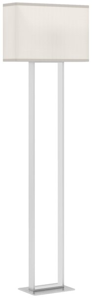 HOMCOM Lampada da Terra da 150 cm con 3 Modalità, Luminosità Regolabile e Interruttore a Pedale, Bianco | Aosom Italy