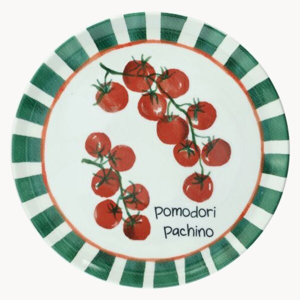 Piatto rotondo per pizza Cinzia Pomodori Pachino