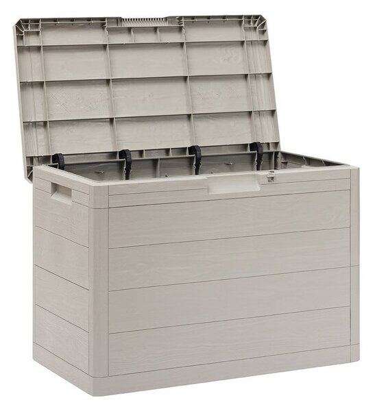 Contenitore da giardino grigio chiaro in plastica Woodys – Toomax