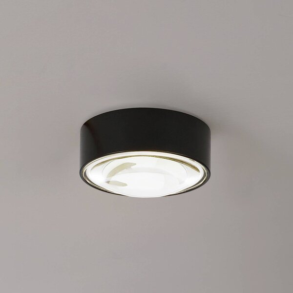 Plafoniera Siaka Lindby, Nero, Bagno, Alluminio, Moderno, Plafoniera