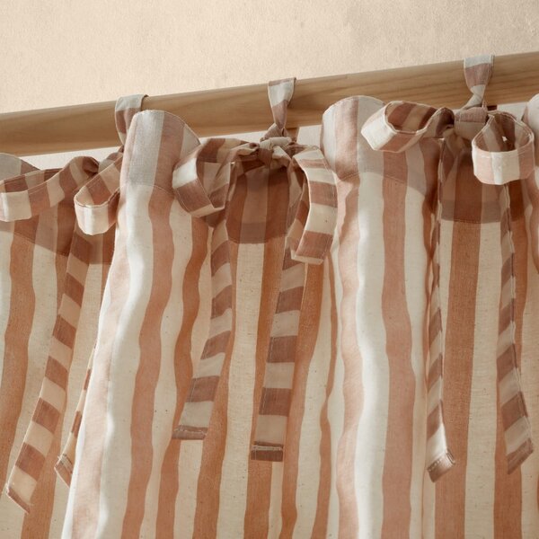 Tenda sottile color terracotta 140x183 cm Zanzibar Stripe – Pineapple Elephant