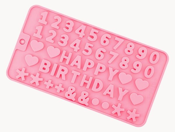 Stampo in silicone Happy Birthday