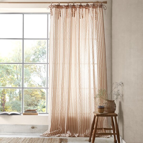 Tenda sottile color terracotta 140x183 cm Zanzibar Stripe – Pineapple Elephant