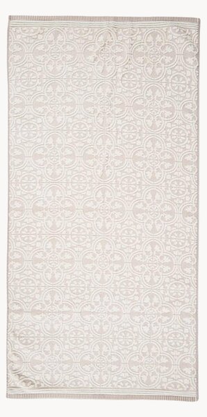 Telo da bagno in velluto e spugna Tile de Pip