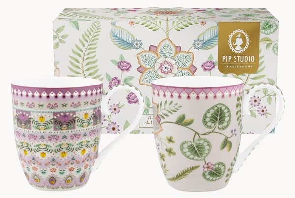 Set di 2 tazze grandi da caffè Lily & Lotus