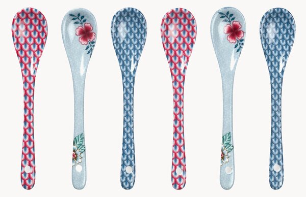 Set di 6 cucchiaini Oriental Flower