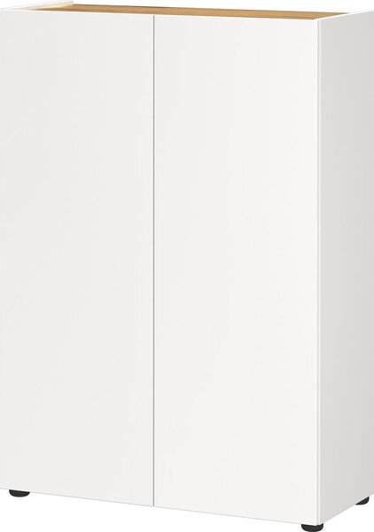 Armadietto bianco con effetto rovere 74x105x33 cm Alviano – Germania