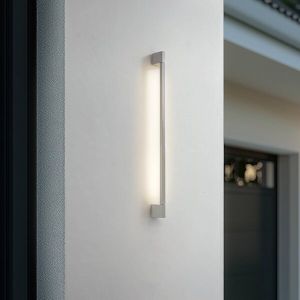 Applique da esterni a LED Neano Lindby, Alluminio / Grigio / Zincato, Alluminio, Moderno, Applique LED da esterni