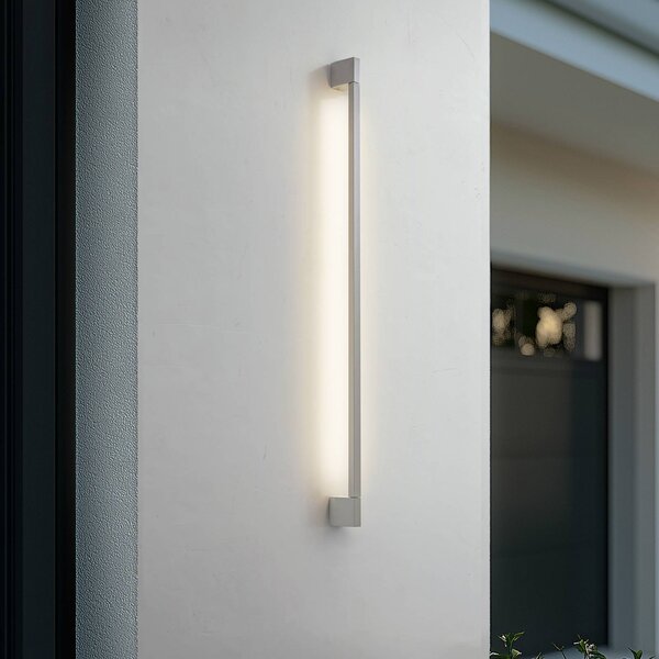 Applique da esterni a LED Neano Lindby, Alluminio / Grigio / Zincato, Alluminio, Moderno, Applique LED da esterni