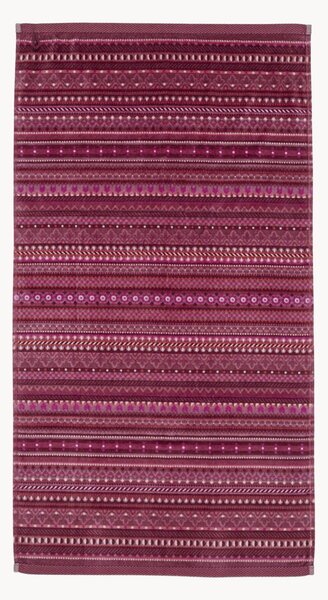 Asciugamano in velluto e spugna Geometric Print