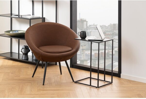 Tavolino con piano effetto marmo 43x35 cm Infinity – Actona