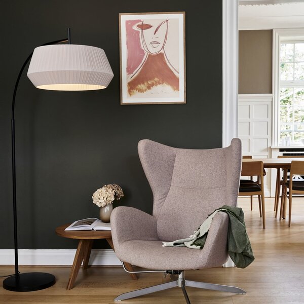 Lampada da terra Nordlux, Dicte, Beige, Soggiorno, Tessuto / Tessile, Scandinavo