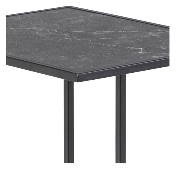 Tavolino con piano effetto marmo 43x35 cm Infinity – Actona