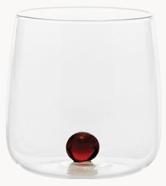 Set di 6 bicchieri in vetro soffiato borosilicato Bilia