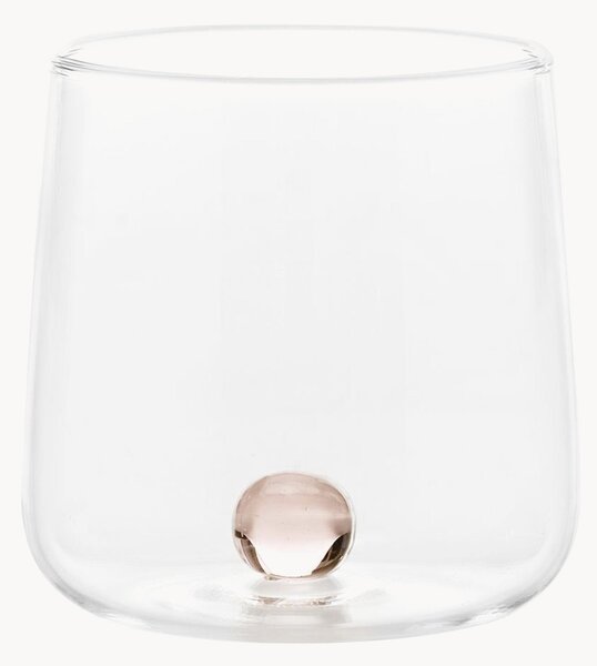 Set di 6 bicchieri in vetro soffiato borosilicato Bilia