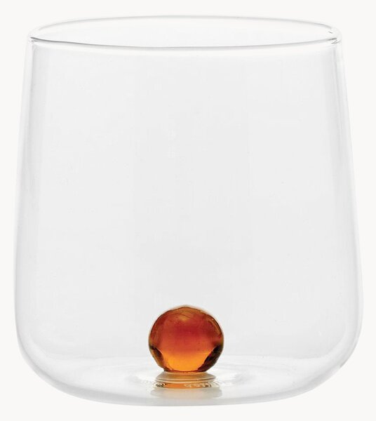 Set di 6 bicchieri in vetro soffiato borosilicato Bilia