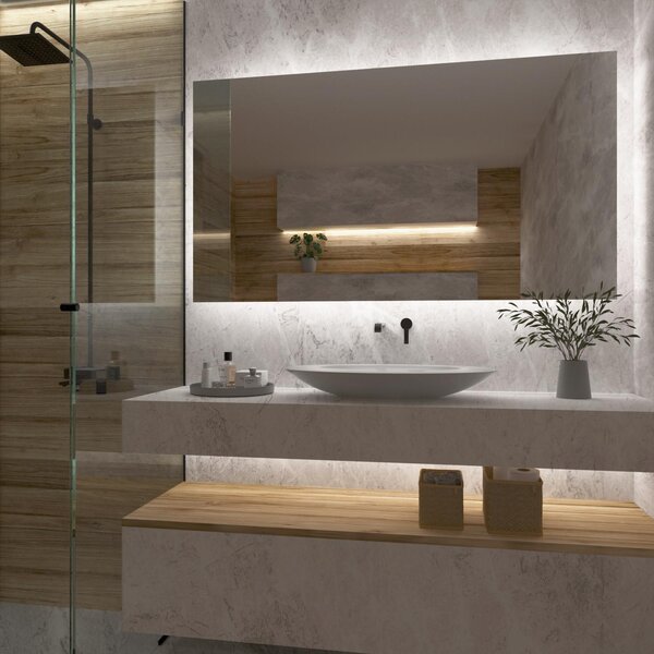 Specchio con luce LED F4